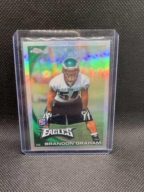 Brandon Graham 2010 Rookie Refractor Topps Chrome Eagles