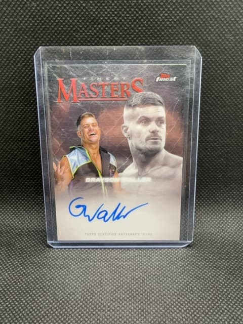 Grayson Waller Auto Topps Finest WWE 2025