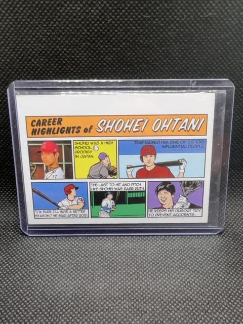 Shohei Ohtani Career Highlights 2022 Heritage 1973 Comic