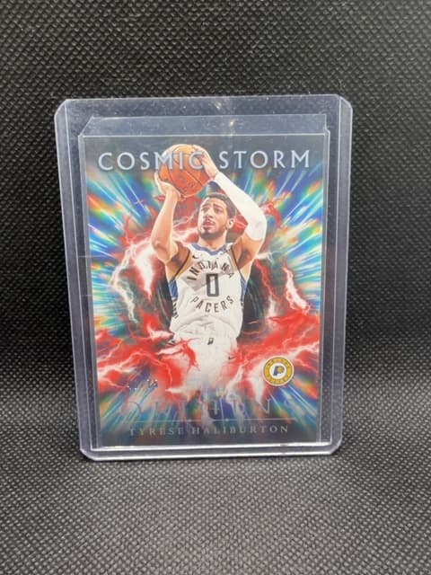 Tyrese Haliburton Cosmic Storm Origins /79 Pacers 2024-25