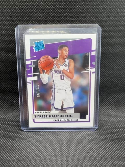 Tyrese Haliburton Donruss Rated Rookie /199 Pacers Kings 2020-21