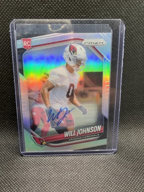 Will Johnson Silver Prizm Auto 2025 Cardinals