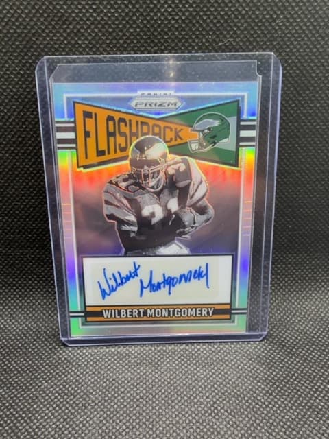 Wilbert Montgomery Prizm Silver Auto /149 Eagles 2025
