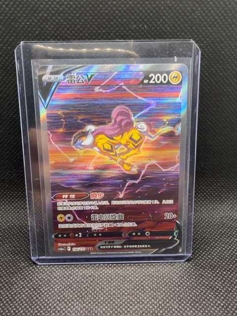 Raikou V SAR 156/131 Chinese Pokemon Holo