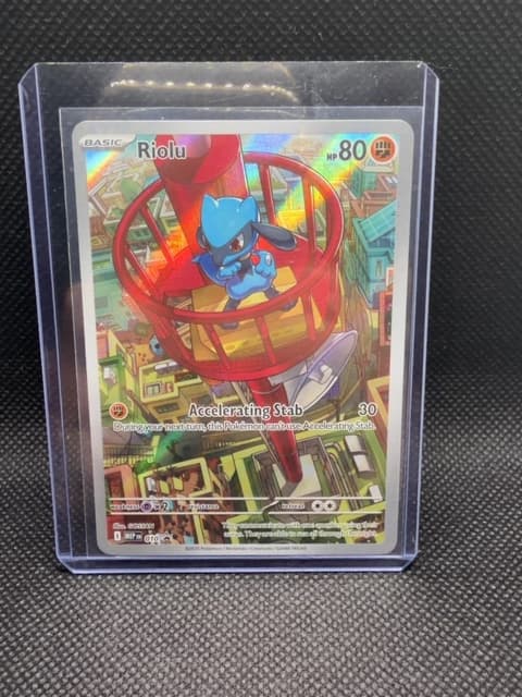 Riolu 010 Black star Promo Full Art Mega Evolution Pokemon