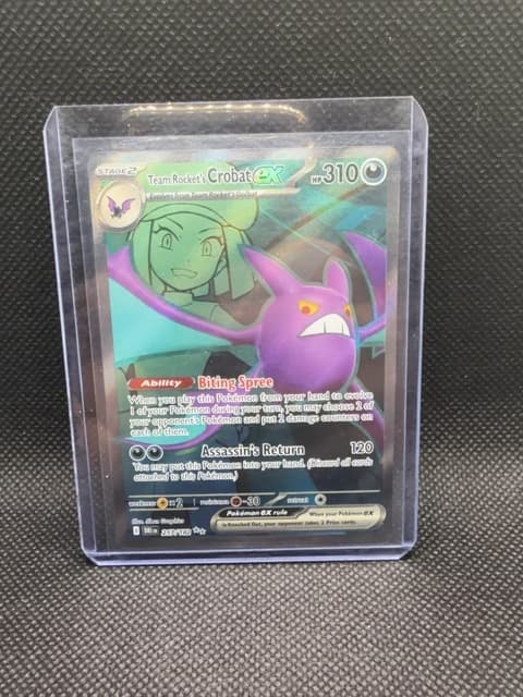 Crobat EX Full Art Team Rocket's 217/182 Pokemon