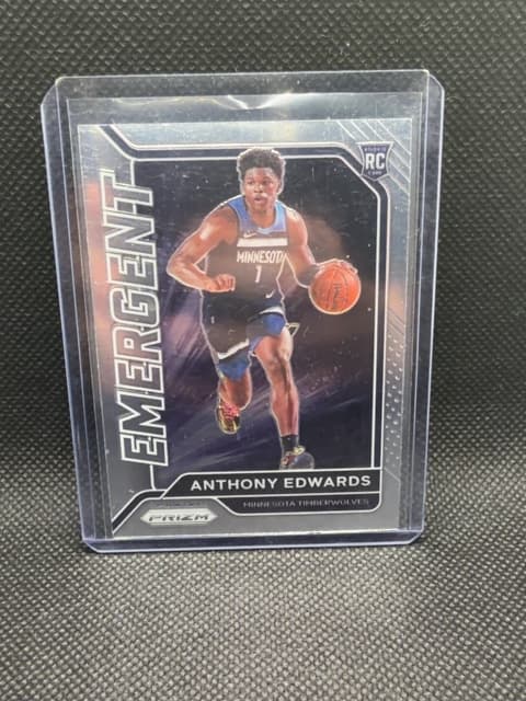 Anthony Edwards Rookie Prizm 2020/21 Timberwolves RC