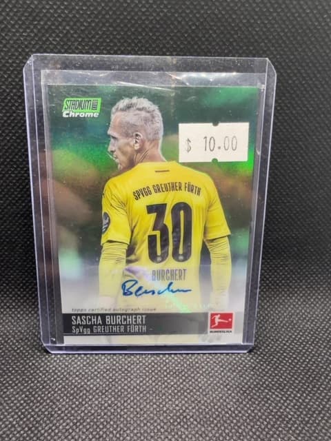 Sascha Burchert Auto Stadium Club Chrome Soccer /99 2022