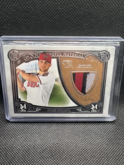 Ender Inciarte Museum Collection Jersey /50 Relic Diamondbacks 2016