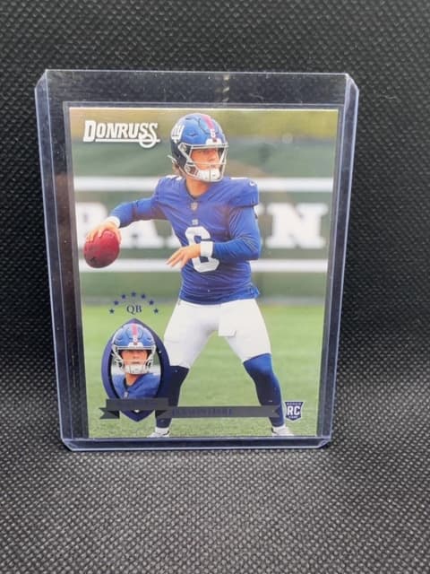 Jaxson Dart Rookie Throwback Donruss RC Giants
