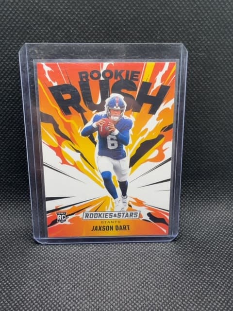 Jaxson Dart Rookie Rush Panini Giants Rookies & Stars 2025