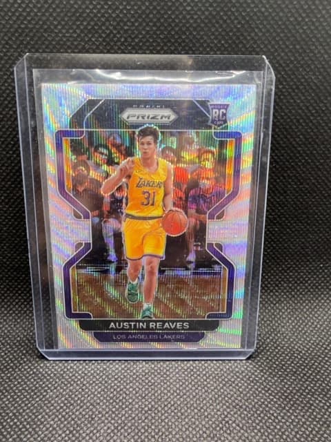 Austin Reaves Prizm Fanatics Silver Rookie 2021-22 Lakers RC