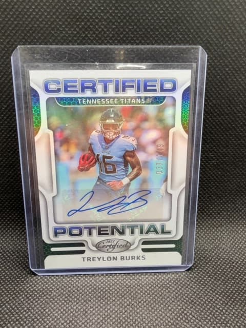 Treylon Burks Auto Certified /149 Titans Commanders 2023