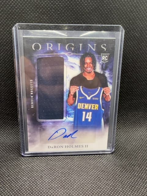 DaRon Holmes III RPA Rookie Patch Auto 2024 Nuggets