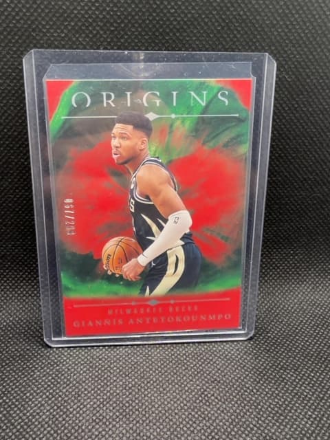 Giannis Antetokounmpo Origins Red /299 Bucks 2024-25