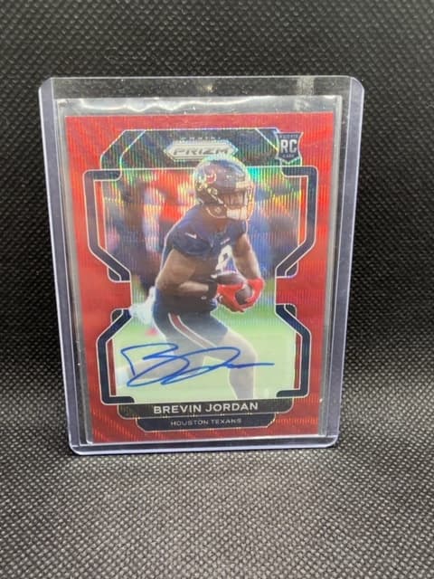 Brevin Jordan Rookie Auto Prizm Red /149 2024 Texans